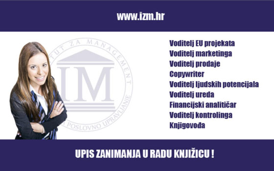 Polaznici mogu birati izmeu 9 programa usavravanja (Menader prodaje, marketinga, kontrolinga, ljudskih potencijala, Financijski analitiar, knjigovoa, voditelj ureda ili voditelj za izradu i provedbu eu projekata)