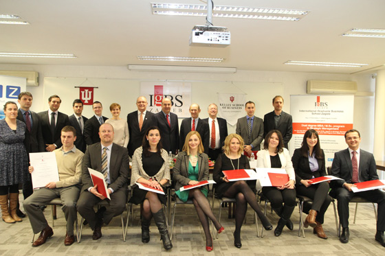 Promocija este generacije studenata na IGBS-u Zagreb u oujku 2013.