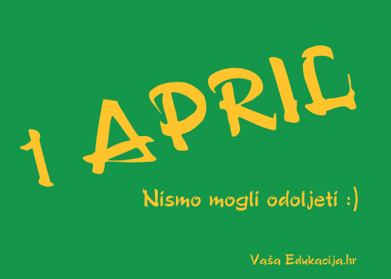 1 APRIL