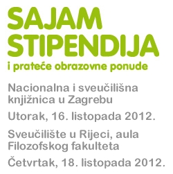 Sajam stipendija 2012